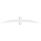 Ekena Millwork Bellingham Architectural Grade PVC Gable Bracket, 96"W x 16"H x 4"D x 6"F, 4/12 Pitch GBP096X16X0406BEL00 - alternate 2